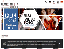 Tablet Screenshot of bemixmedia.pl